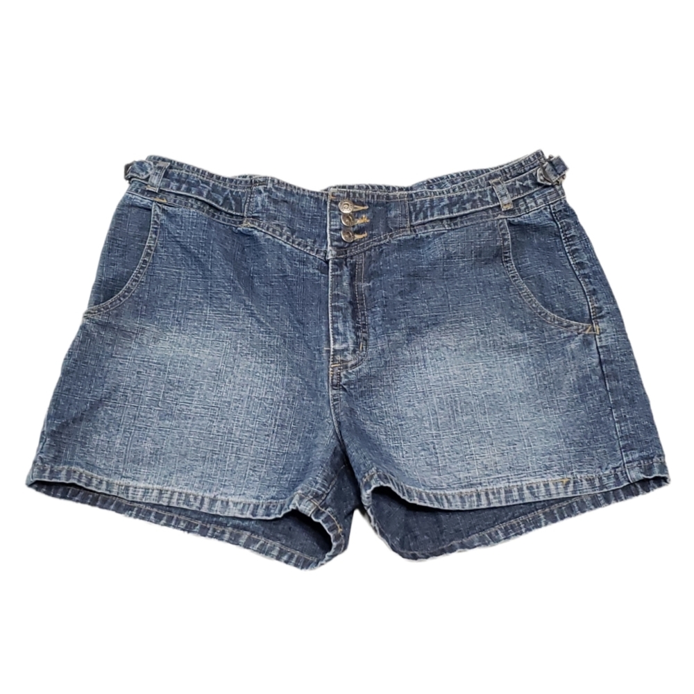 Route 66 Retro 90s Vintage Denim Shorts